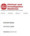 Clinical and Investigative Medicine雜志封面